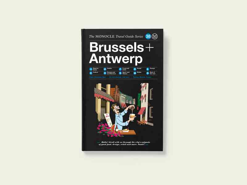 COVER TRAVEL GUIDE BRUSSELS AND ANTWERP MONOCLE